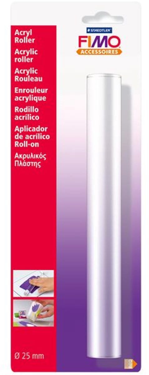 Acryl roller fimo voor klei | 5 stuks