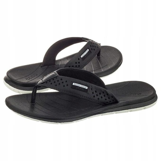 Ecco Slippers Japanse Instappers Zwart Leer 35 W_A black