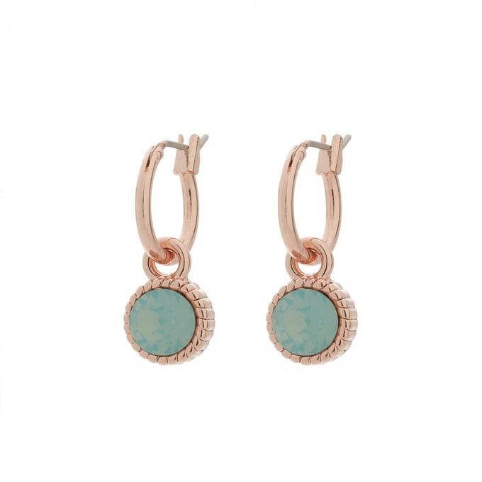 BIBA 8923 Oorhangers rosé Pacific Opaal