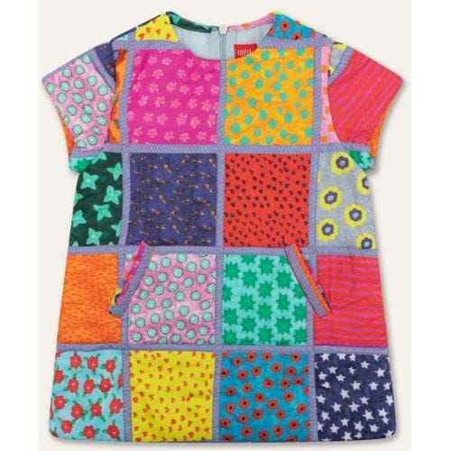 Oilily Delvis Jurk- maat98/3T Blauw indigo