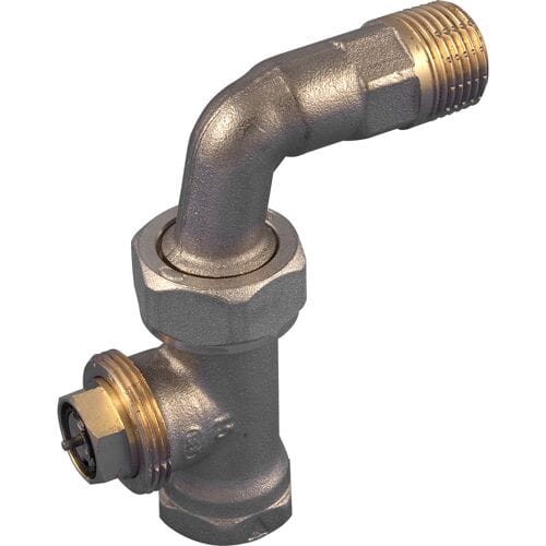 Comap Sar thermostatische radiatorkraan 1/2"-1/2" recht + bocht