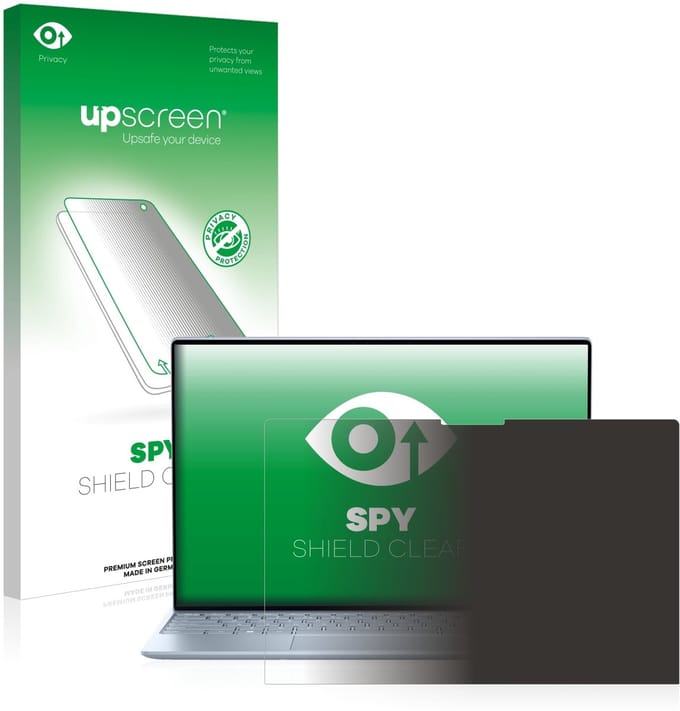 upscreen - privacy screenprotector voor Dell XPS 13 9315 Touch - Folie Beschermfolie Blauwlichtfilter