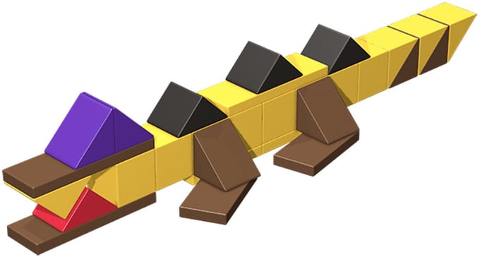 Magnetische bouwstenen afrikaanse dieren - Ainstein - vanaf 3 jaar