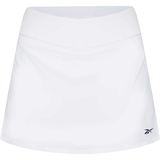 Reebok Dames Logo Tennis Skort (Wit)