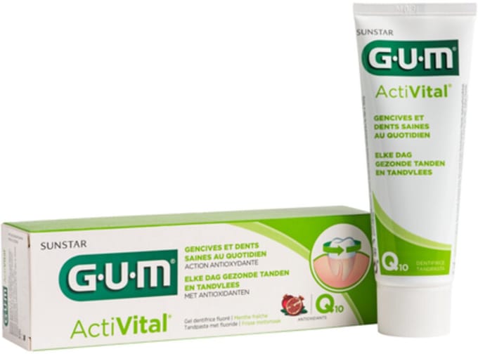 GUM - Tandpasta ActiVital - 4 x 75 ml - Voordeelverpakking