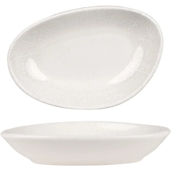 Bonna Serveerschaal - Radix - Porselein - 15x8.5 cm - set van 4
