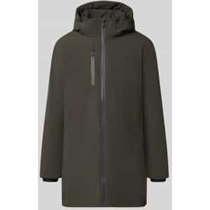 Regular fit parka met logoprint
