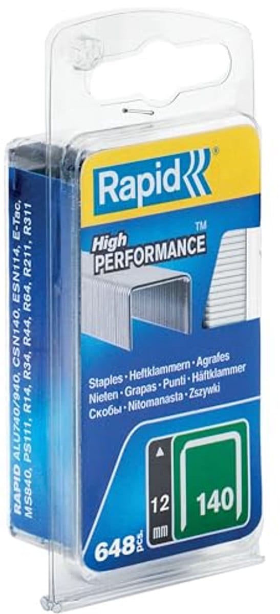 Flat Wire Staples for Tacker, 648 Pcs, 12mm Staples for Wood and Foil
