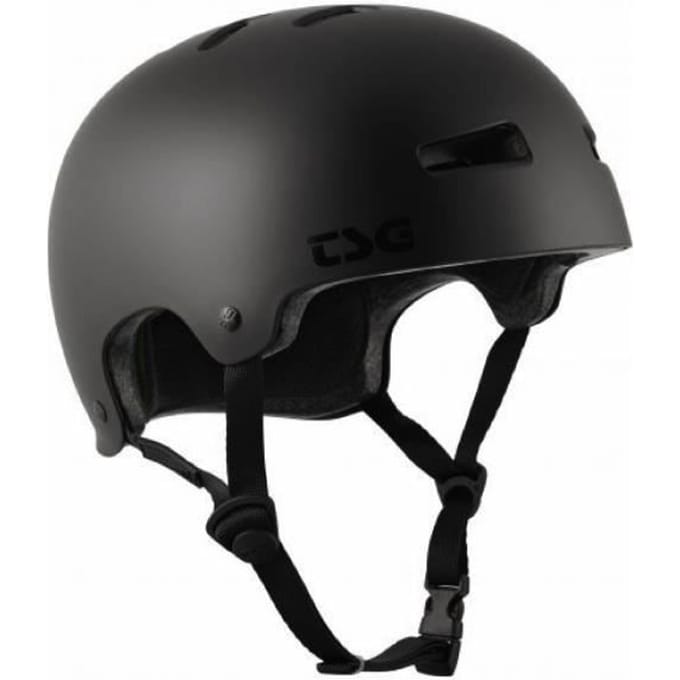 Casque - TSG - Evolution - Noir satiné - Coque ABS Hardshell - S/M - Adulte Homme S/M noir