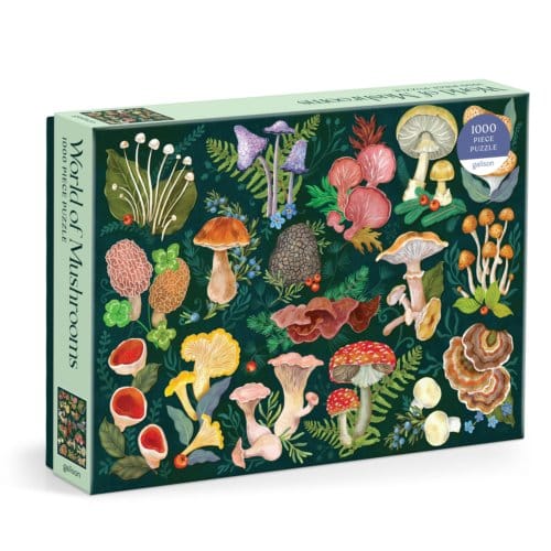 World Of Mushrooms 1000 Piece Puzzle - Galison