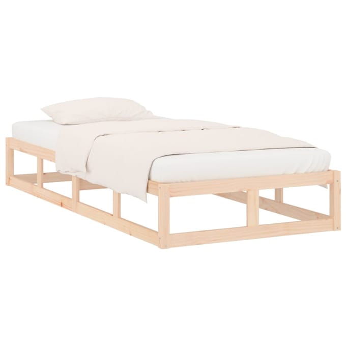 vidaXL - Bedframe - massief - hout - 90x200 - cm
