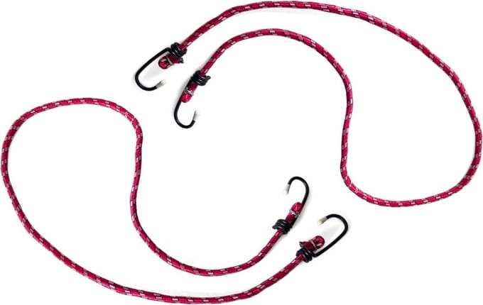 Gerimport bagagespin/snelbinders - 2x stuks - 80 cm - fiets/motor/aanhanger