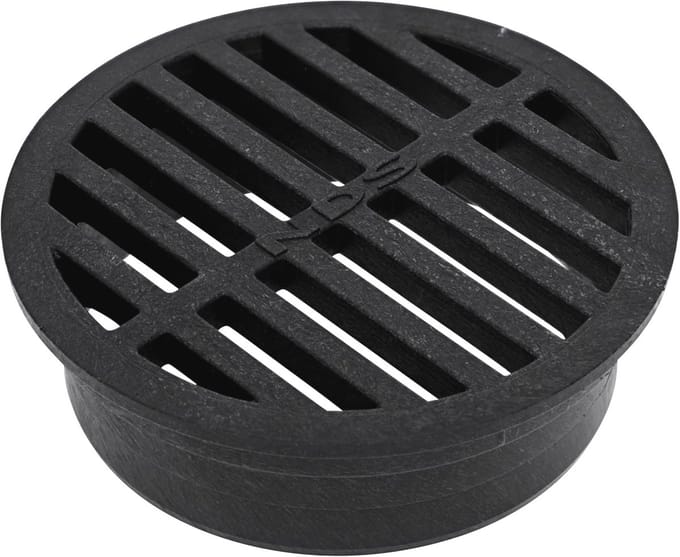 Rond Afvoerrooster 4 Inch - Ideaal voor Drainage van Water en Puin