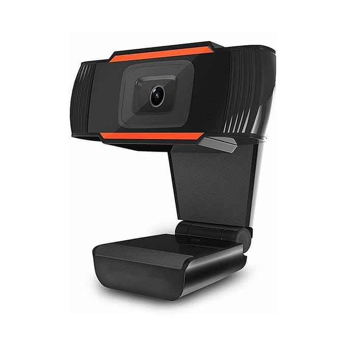 1080P 2MP Groothoek Webcam 30fps Autofocus Webcam Ruisonderdrukking MICROFOON Laptop Computer Camera zwart