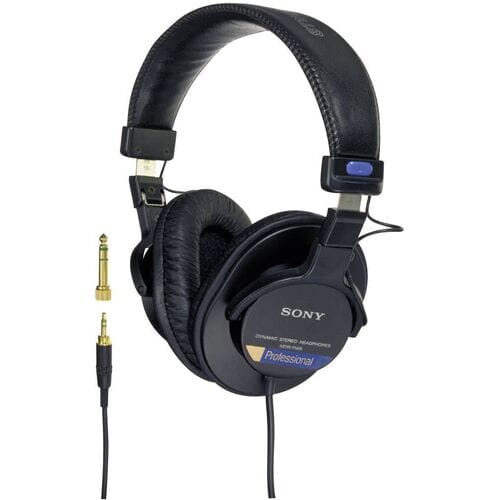 Sony MDR-7506 Over Ear koptelefoon Kabel Zwart Studio