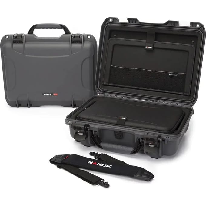 Nanuk 923 Laptop case (TSA Latches) - Graphite - Waterdichte koffer