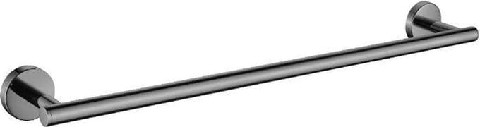 Handdoekbeugel gun metal Rond