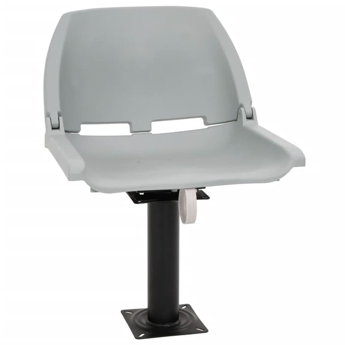 vidaXL - Bootstoel - met - poot - 360° - draaibaar