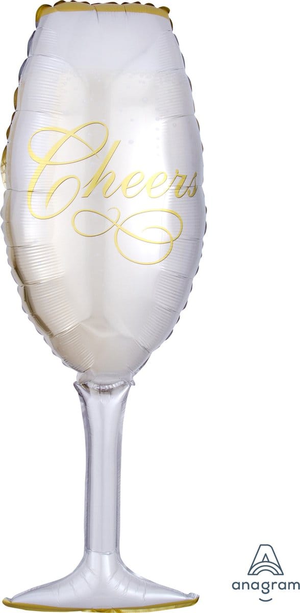 Qualatex - Folie Champagne Glas