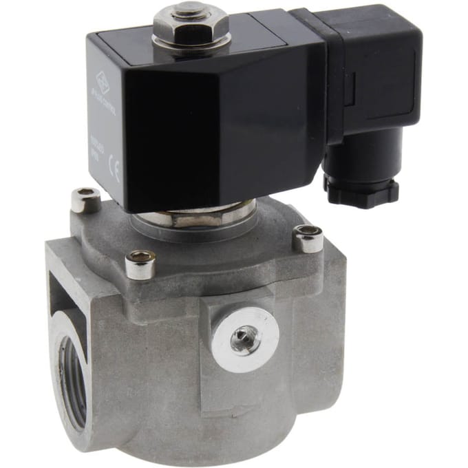 Magneetventiel LP-DA 3/4'' lage druk aluminium NBR 0-0,36bar 380V AC