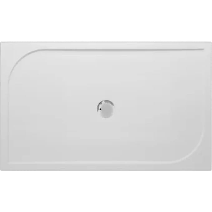 Van Marcke - Douchebak - Argon 140 X 90 Cm - Polybeton - Wit