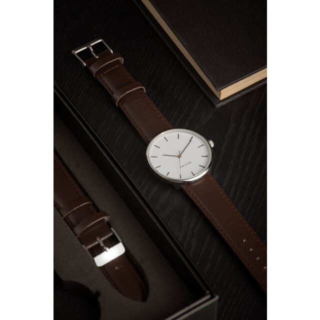 Karlsson Horloge Minimal - Wit - Ø4cm - Scandinavisch,Modern