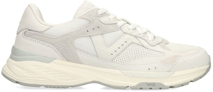 Van Lier - Heren - Grijze Cosmos nubuck sneakers - Maat 43
