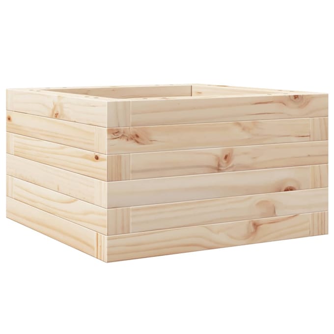vidaXL - Plantenbak - 40x40x23 - cm - massief - grenenhout