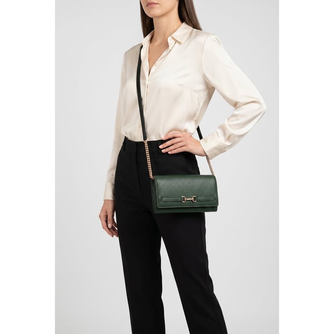 Michael Kors Large Wallet On A Chain Moss Taglia: OS | Borse a tracolla Outlet | Donna