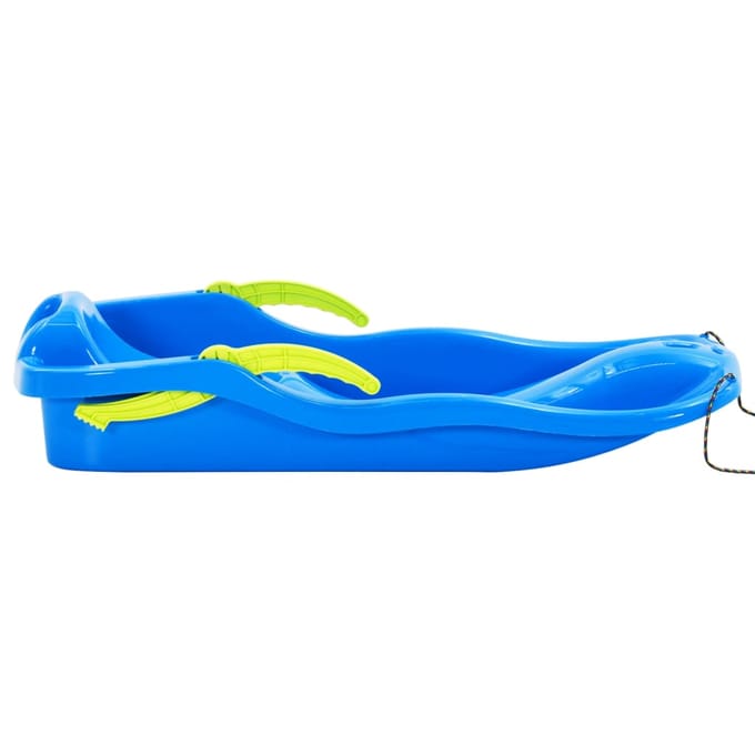 vidaXL Slee met remmen 87x40x18 cm polypropeen blauw