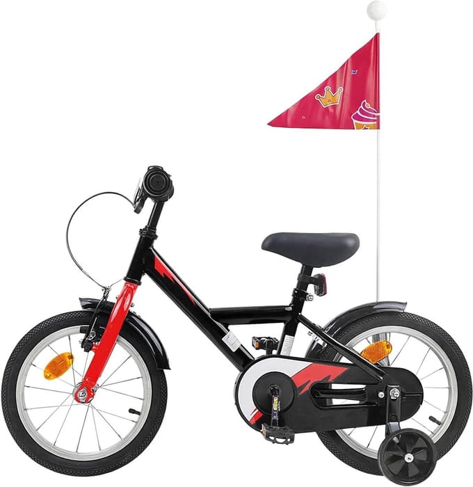 Kinderfiets - Jeugdfiets Peuterfiets - Buiten Spelen - Stevig Stalen Frame - 12 Inch - Zwart