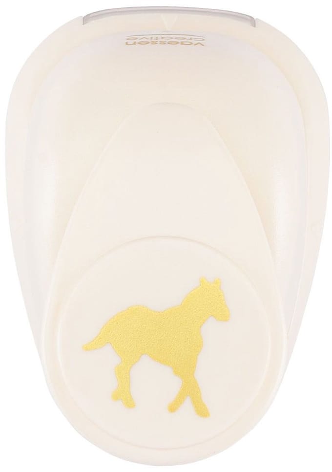 Vaessen Creative Pons - Figuurpons - Paard - 2,2 x 2,2 cm