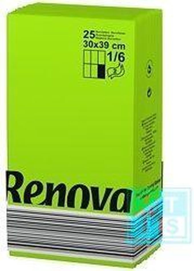 Servetten Groen Renova 30x39cm