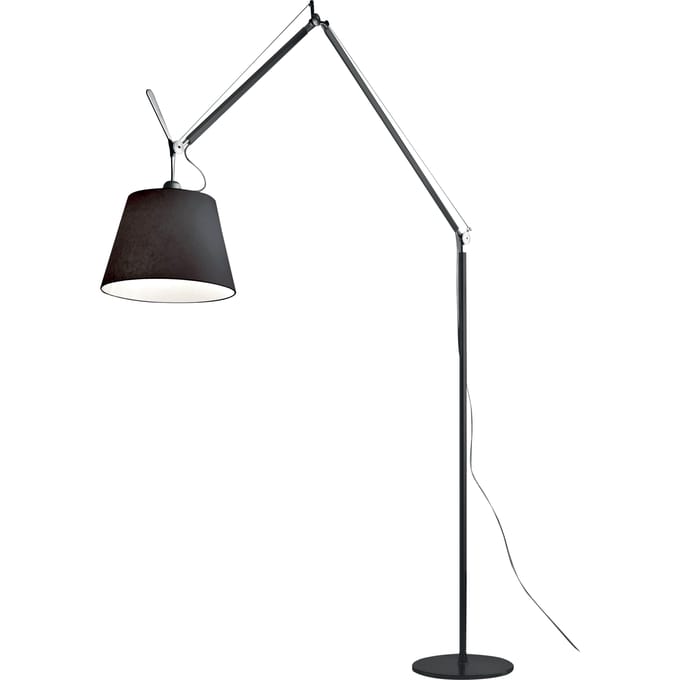 Artemide - Tolomeo Mega Terra vloerlamp - zwart - zwart - Ø 42