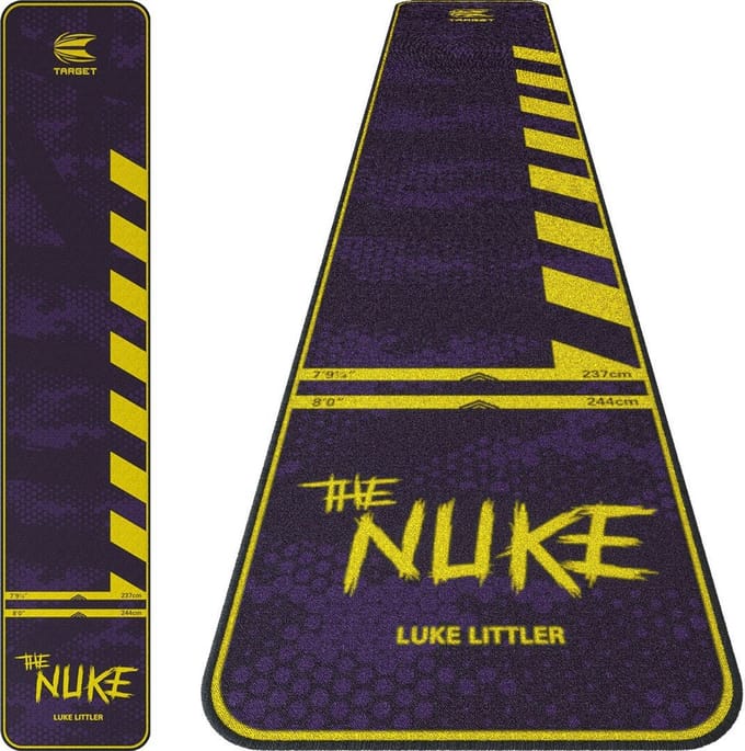 Target Luke Littler The Nuke Dart Mat 60 cm