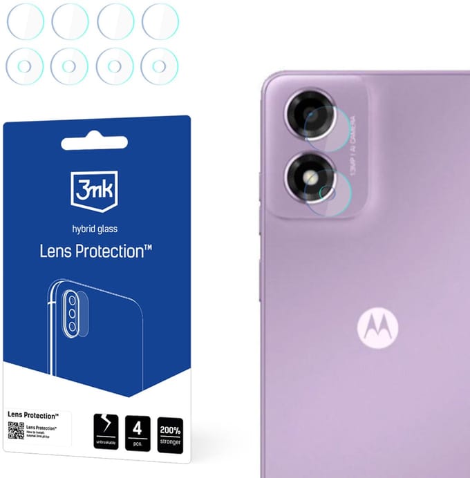 Motorola Moto E14 - 3mk lensbescherming