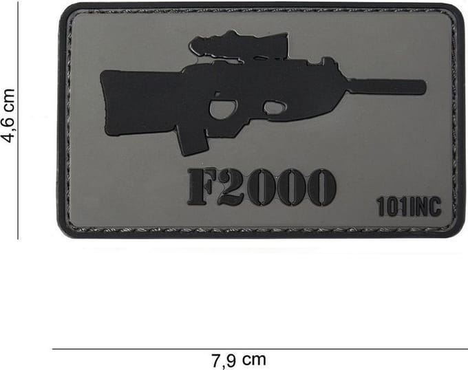 101 Inc Embleem 3D Pvc F2000   10041