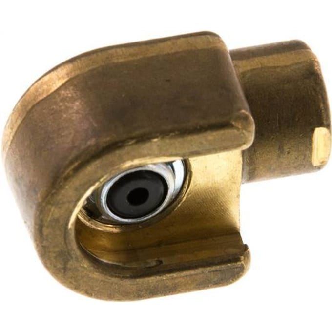 16mm Vlak DIN 3404 Smeernippel Mondstuk G 1/8" Binnendraad