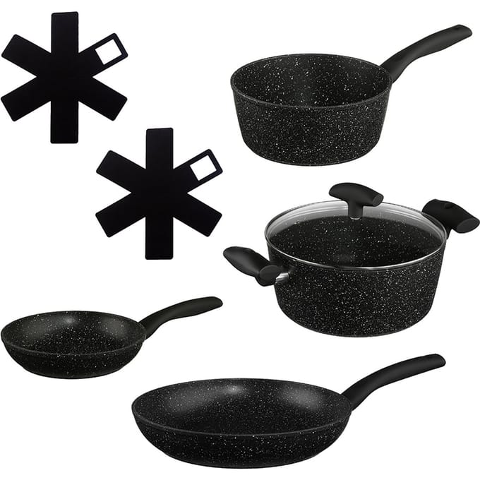 Eazy Living Kookpannen Set met Panbeschermers Livio