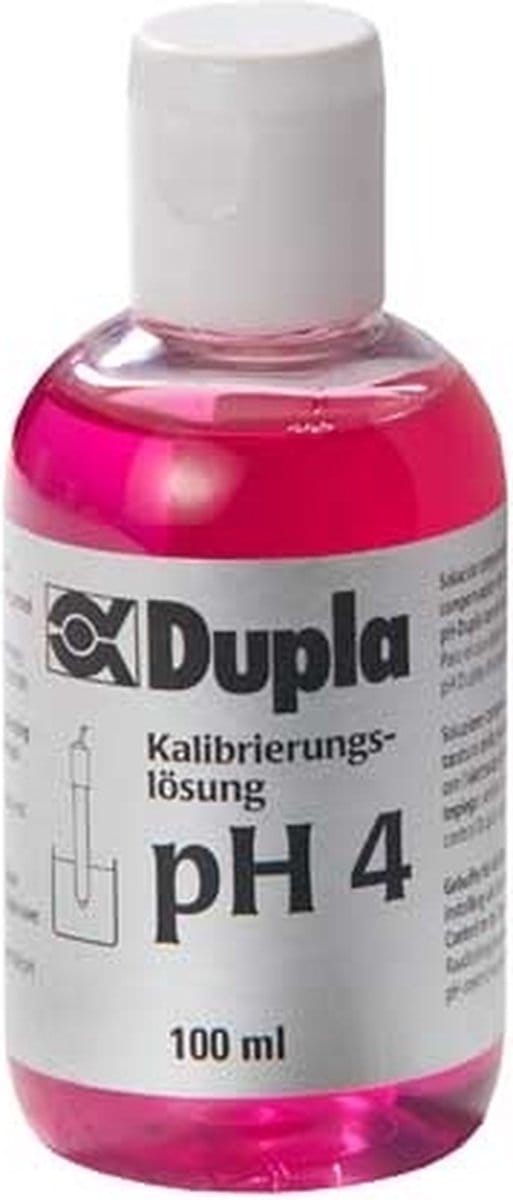 Dupla Kalibratie Oplossing Ph4 100ML