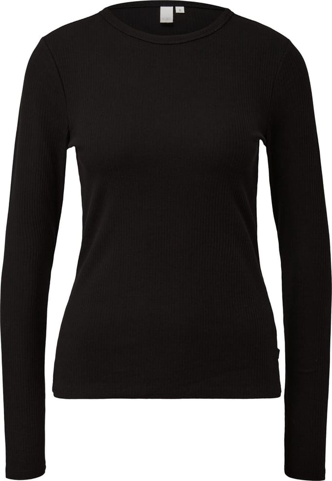 Q/S designed by - T-shirt - Maat M - Vrouwen - wit - katoen