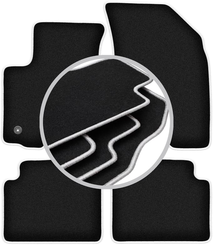 CARLUX-SILVER automatten voor: Daewoo Kalos hatchback, sedan (2002-2011)