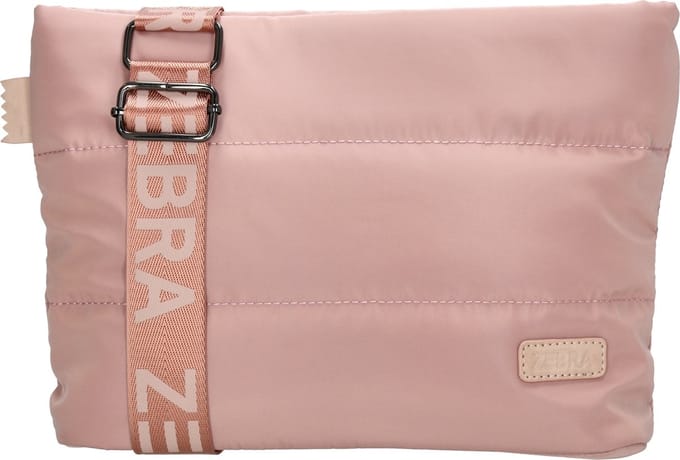 Zebra Trends Elske Crossbody Schoudertas - Trendy Puffer Dames Tas - Oudroze