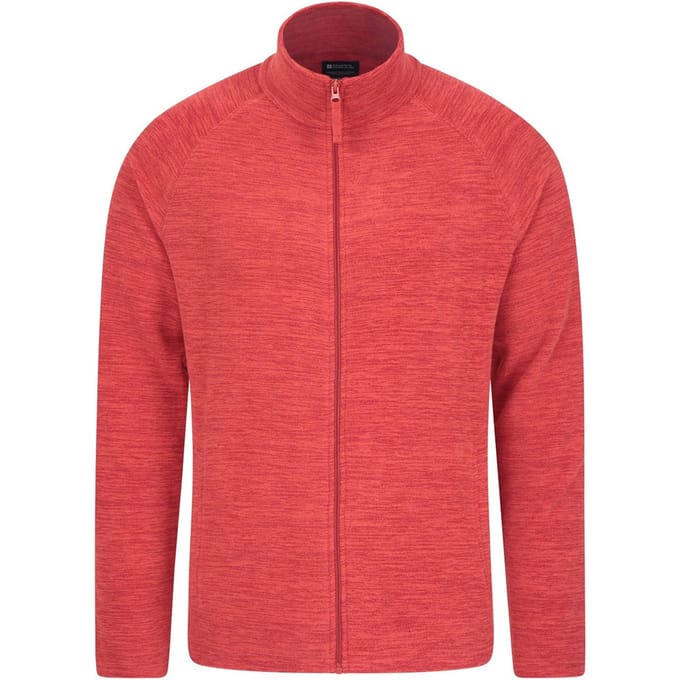 Mountain Warehouse Heren Snowdon II Full Zip Fleecejack (Rood)