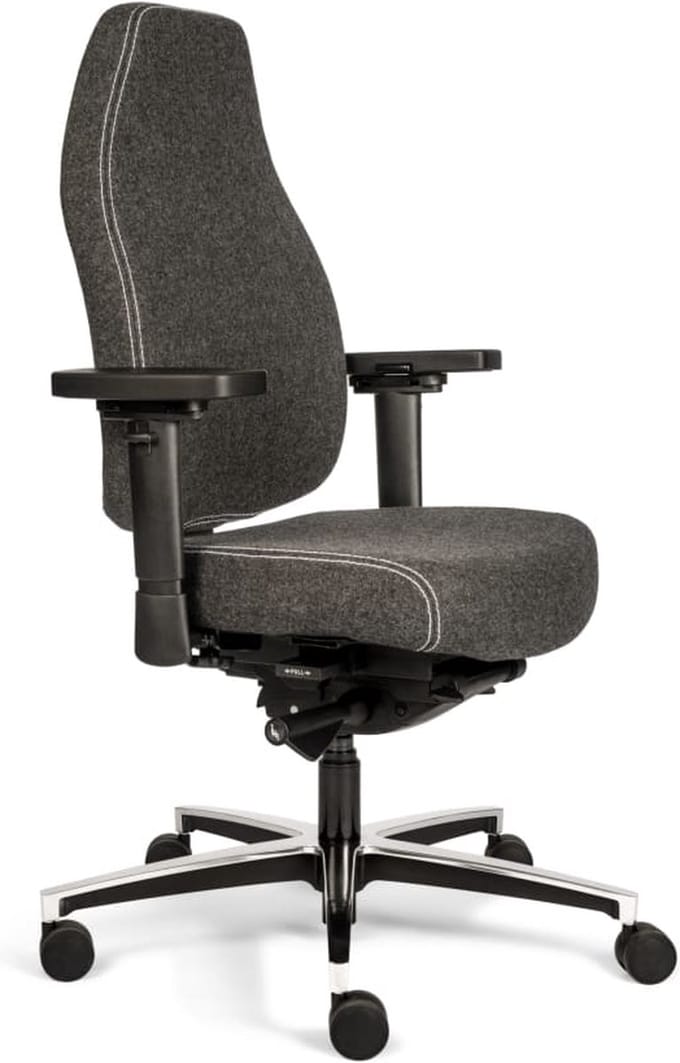 Sit And Move Therapod X Standaard - Donkergrijs Wolvilt - Bureaustoel