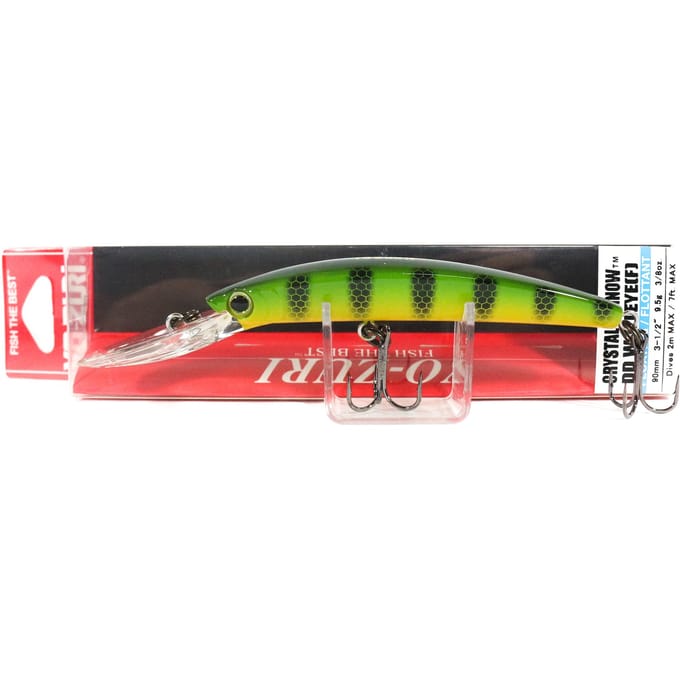 Yo Zuri Crystal Minnow DD Walleye 90 mm drijvend kunstaas R1205-MPC (6770)