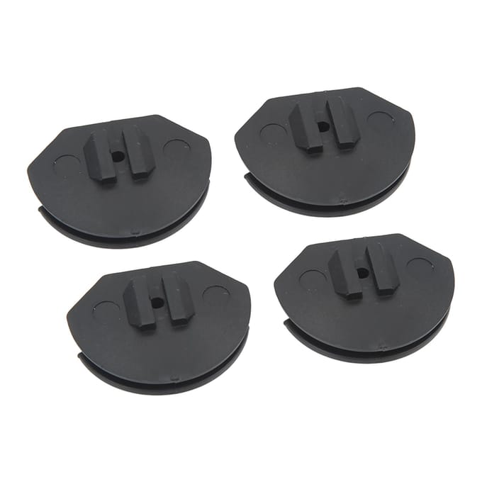 4 STUKS Auto Lamp Toegangsklep Clip Draaisluiting 51757163899 Vervanging voor 1 Serie E82 E88 2008?2010 black