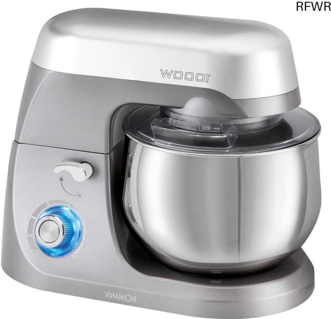 RFWR® Deegrobot 1000 Watt Mixer met 5 Liter Kom - Kneed- en Mengmachine