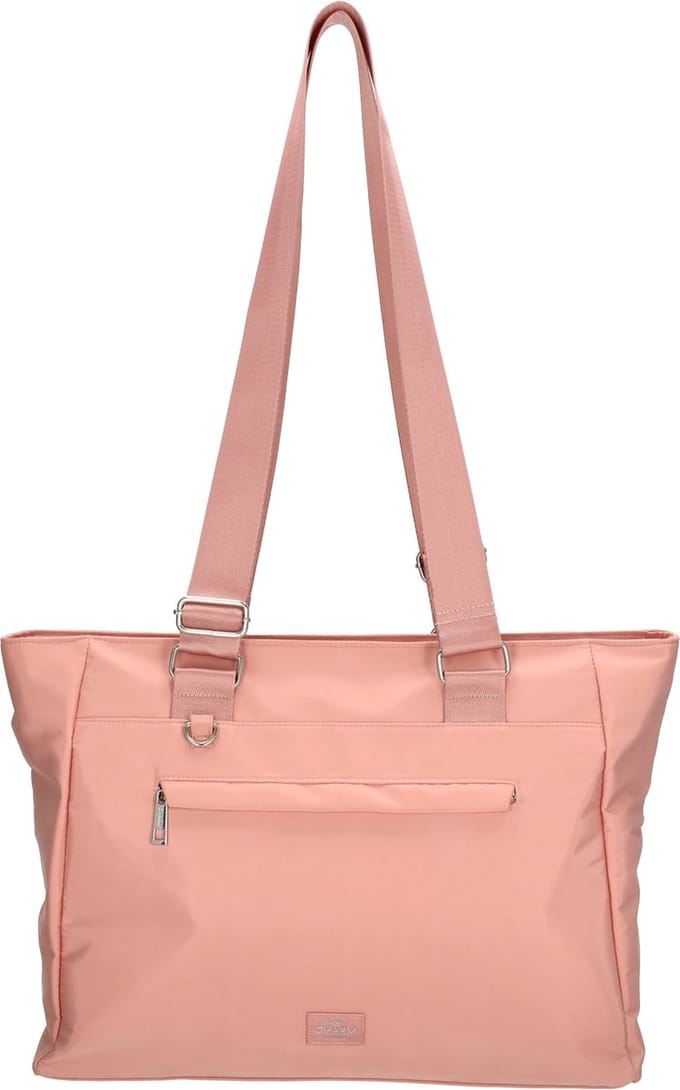 Charm London Odeon Schoudertas Shopper met Etui - Tote Bag - Dames Tas - Oudroze