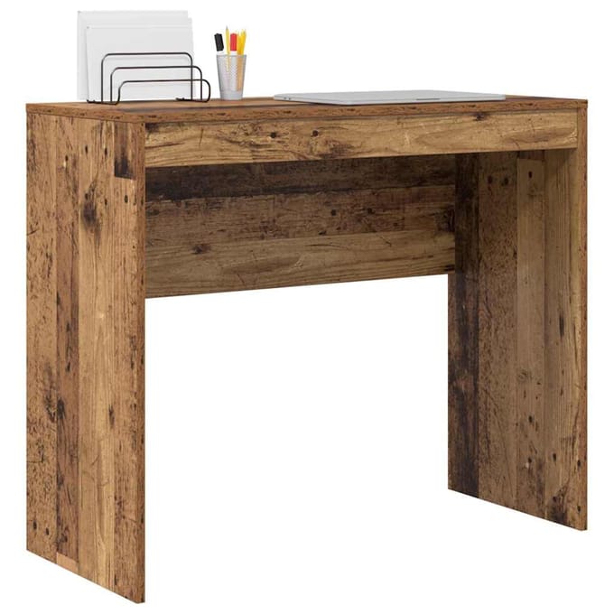 vidaXL - Bureau - Oudhout - 90 - x - 40 - x - 76 - cm